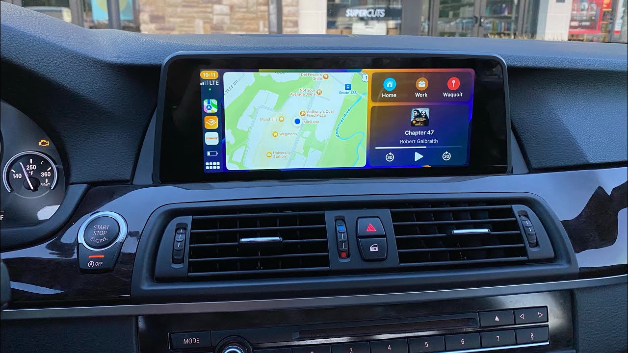 BMW CIC Carplay Android Auto 2008 - 2013 Integration with optical audio connection